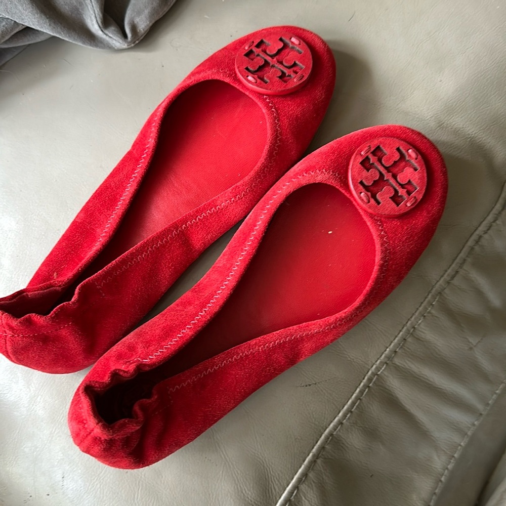4.99 shipping Size 7, ballet style slippers, Tory Burch